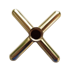 Preview: Queuebrücke Messing Kreuz